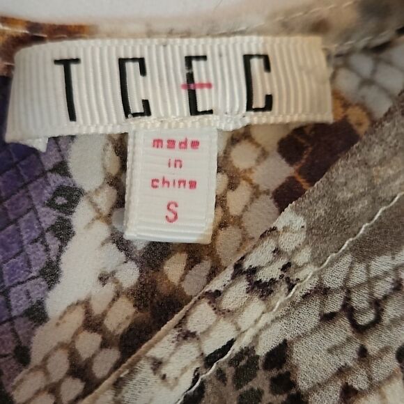 TCEC tiered drop shoulder top size Small - Picture 7 of 11